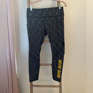 XL Notre Dame leggings with pockets!